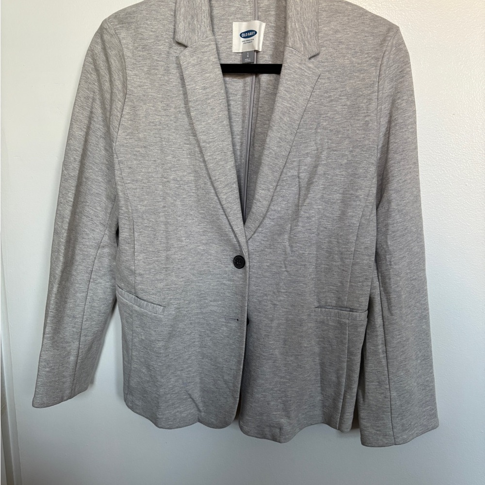 Old Navy Women's Heather Gray Blazer